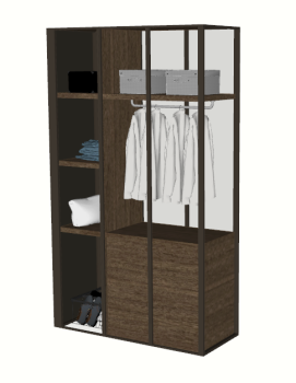 Clothe cabinet K08 skp