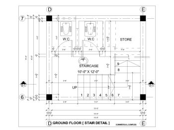 Commercial & Residential Building Stair Details .dwg-2