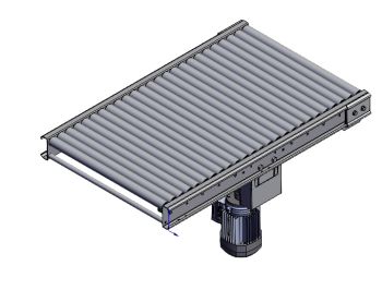 Conveyor with belt solidworks