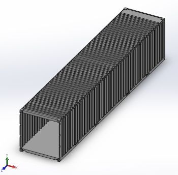 container Solidworks model