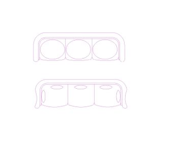 Couch Set Symbol for AutoCAD .dwg_15
