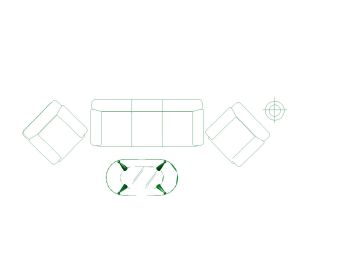 Couch Set Symbol for AutoCAD .dwg_28