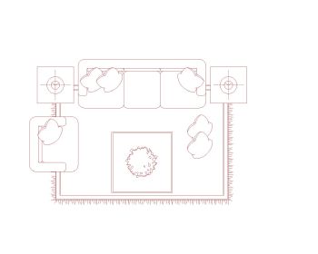 Couch Set Symbol for AutoCAD .dwg_29