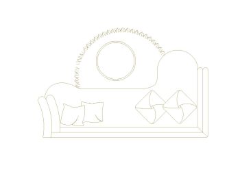 Couch Set Symbol for AutoCAD .dwg_4