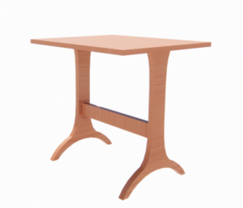 職人木製テーブルRevitファミリー