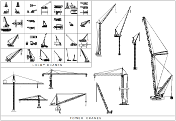 Crane CAD collection 