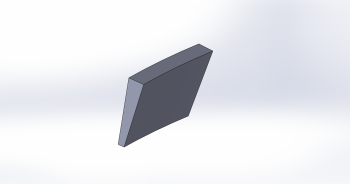 Wedge Solidworks part