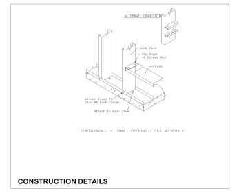 Curtain Wall Bridging & Bracing with Technical Details .dwg-22