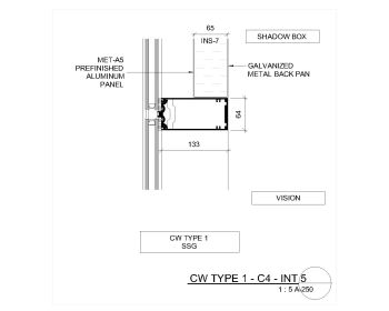 Curtain Wall and Window Schedule Type 1 C-4 .dwg