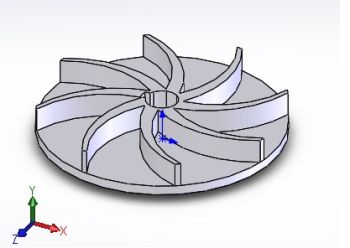 Cutter Solidworks model