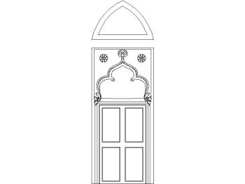 Traditional Door_14 .dwg drawing