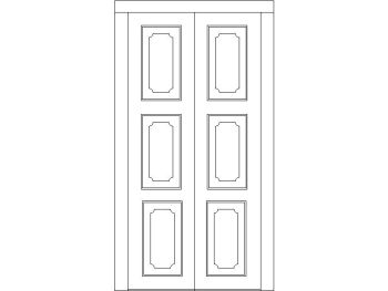 Traditional Door_25 .dwg drawing