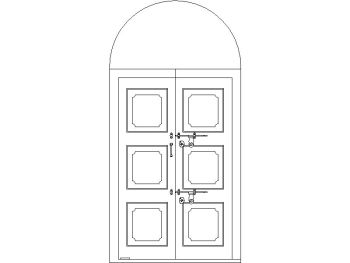 Traditional Door_30 .dwg drawing