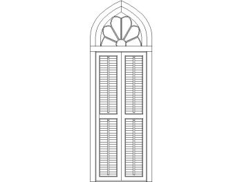 Traditional Door_4 .dwg drawing