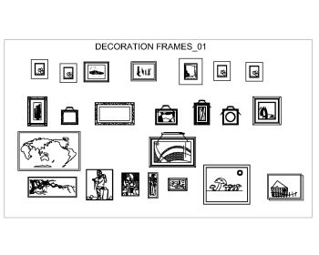 Decoration Frames .dwg-1