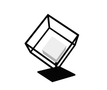 Décoration cube statut skp