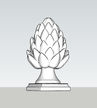 Dekoration weißer Lotus skp