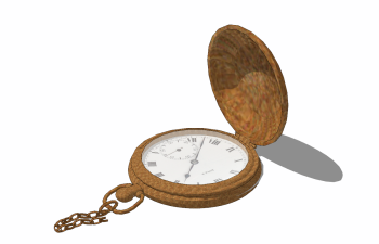 Reloj de bolsillo de hierro decorativo skp