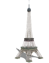 Decortive Eiffel tower skp