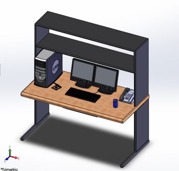 Desk-8 solidworks Model