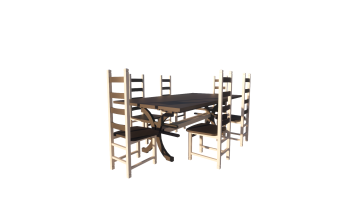 Dining Table amp Chairs revit model