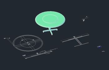 Dining Table Details dwg. 