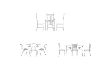 Dining  table elevation 11 dwg.