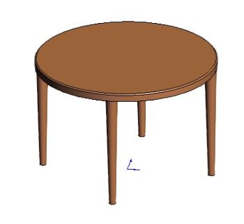 Dining Table Solidworks