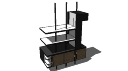 Plato vitrina mueble-cocina diseño skp