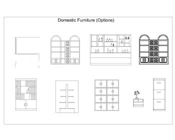 Domestic Purpose Furniture Design Option .dwg_2