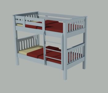 Двуспальная кровать 3D 1
