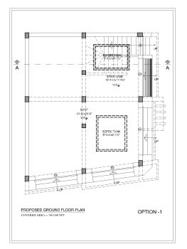 Double Story Shops Design Ground Floor Plan .dwg_1