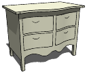 Dresser_4-Drawer skp