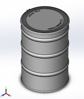 Drum Container solidworks Model