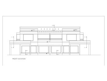 Duplex Type Villa Design Elevation .dwg_1