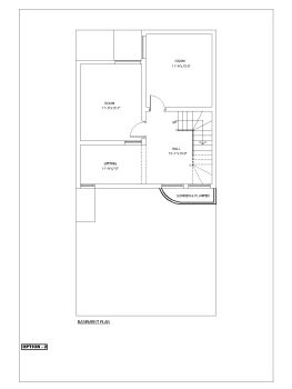Duplex Villa House Design Basement Plan .dwg_2