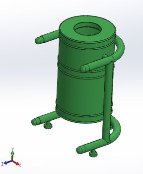 Dustbin Solidworks model