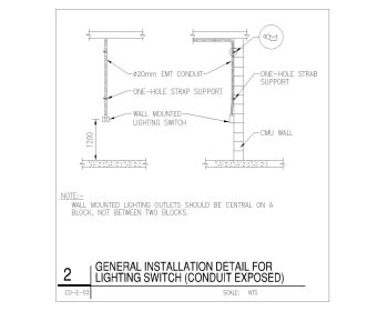 ELECTRIC GENERAL INSTALLATION DETAIL FOR LIGHTING SWITCH (CONDUIT EXPOSED)_2