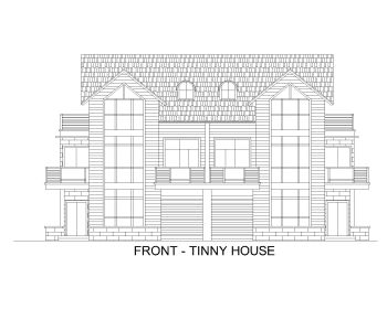 ELEVATION AT FRONT - TINNY HOUSE .dwg