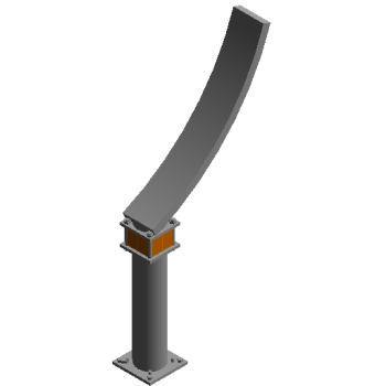 Elbow support DN400 revit family