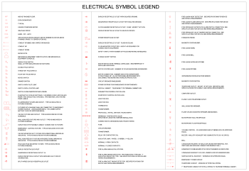 Elektrisches Legendenband 2 CAD-Sammlung