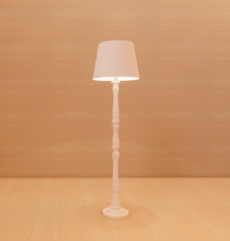 Elegant floor lamp revit family