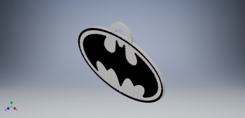 Batman keychain STL