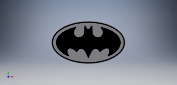 Batman cup holder STL