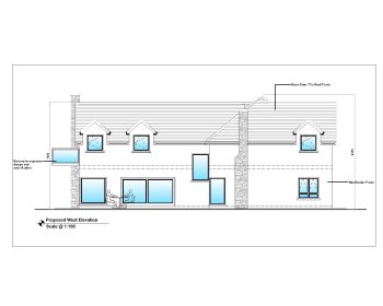 European Style Smart House Design Elevation Plan . dwg-B