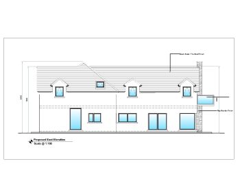 European Style Smart House Design Elevation Plan . dwg-D