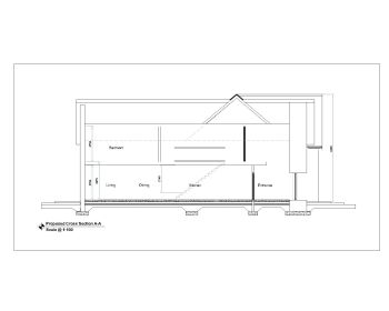 European Style Smart House Design Section Plan . dwg-A