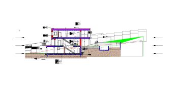 Exterior house elevation dwg. 