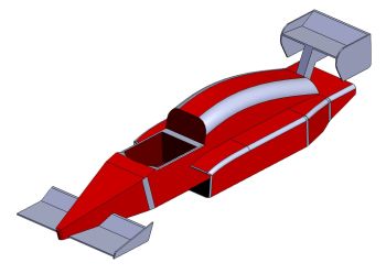 F1 Car Body solidworks model