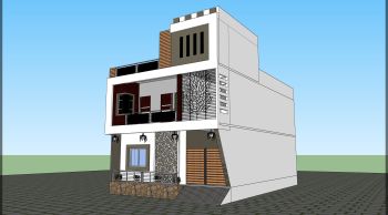 House Facade sketchup model